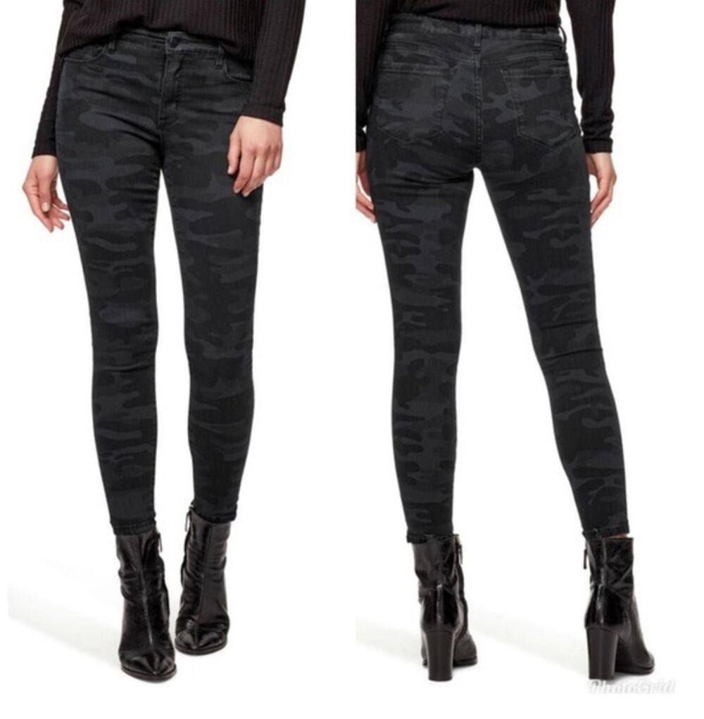 Social Standard Sanctuary Camo Jeans Women's Plus Size 14 High Rise Skinny Ankle